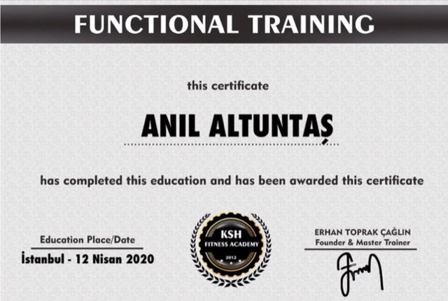 Functional Training sertifikası